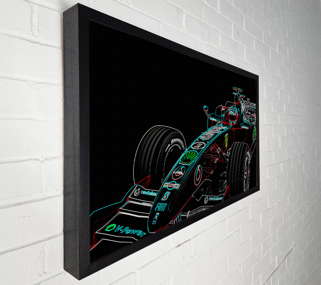  A Canvas Print of Formula One Profile Canvas Wall Art