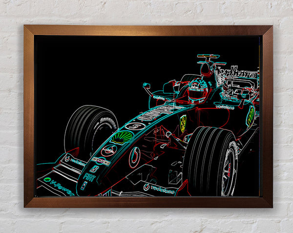 Formula One Profile Framed Print
