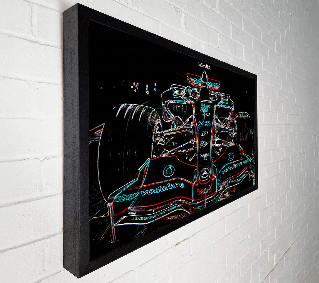  A Canvas Print of Formula One Pole Postion Canvas Print