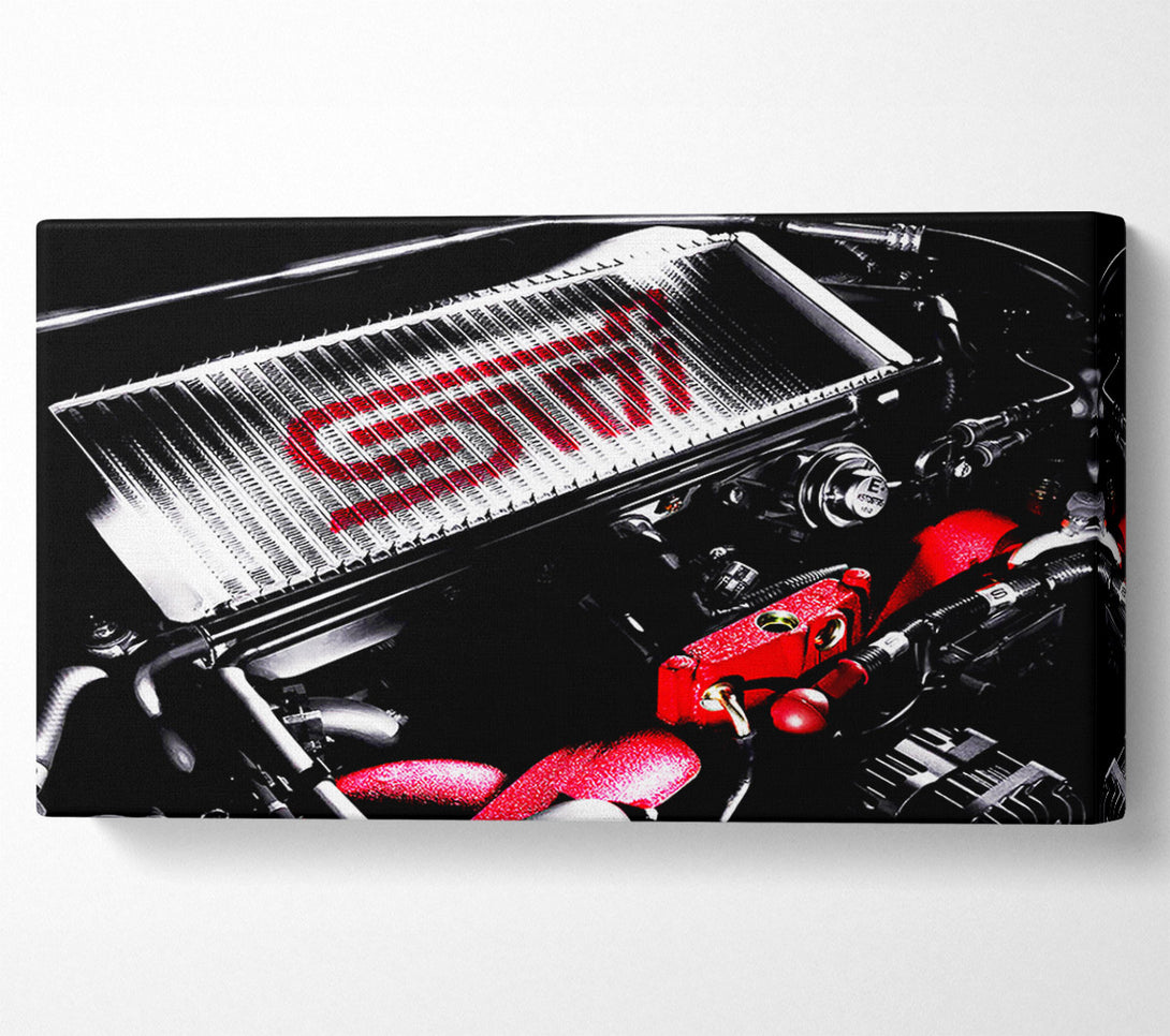  A Canvas Print of Formula One Engine Canvas Art