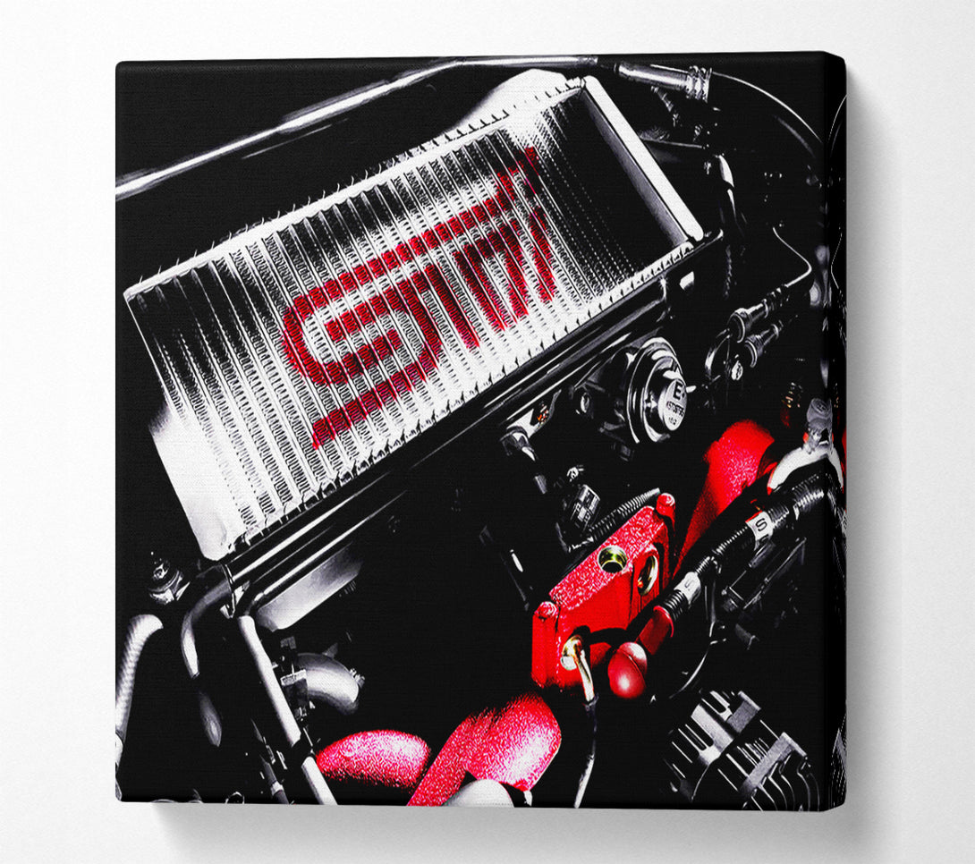  A Canvas Print of Formula One Engine Canvas Art
