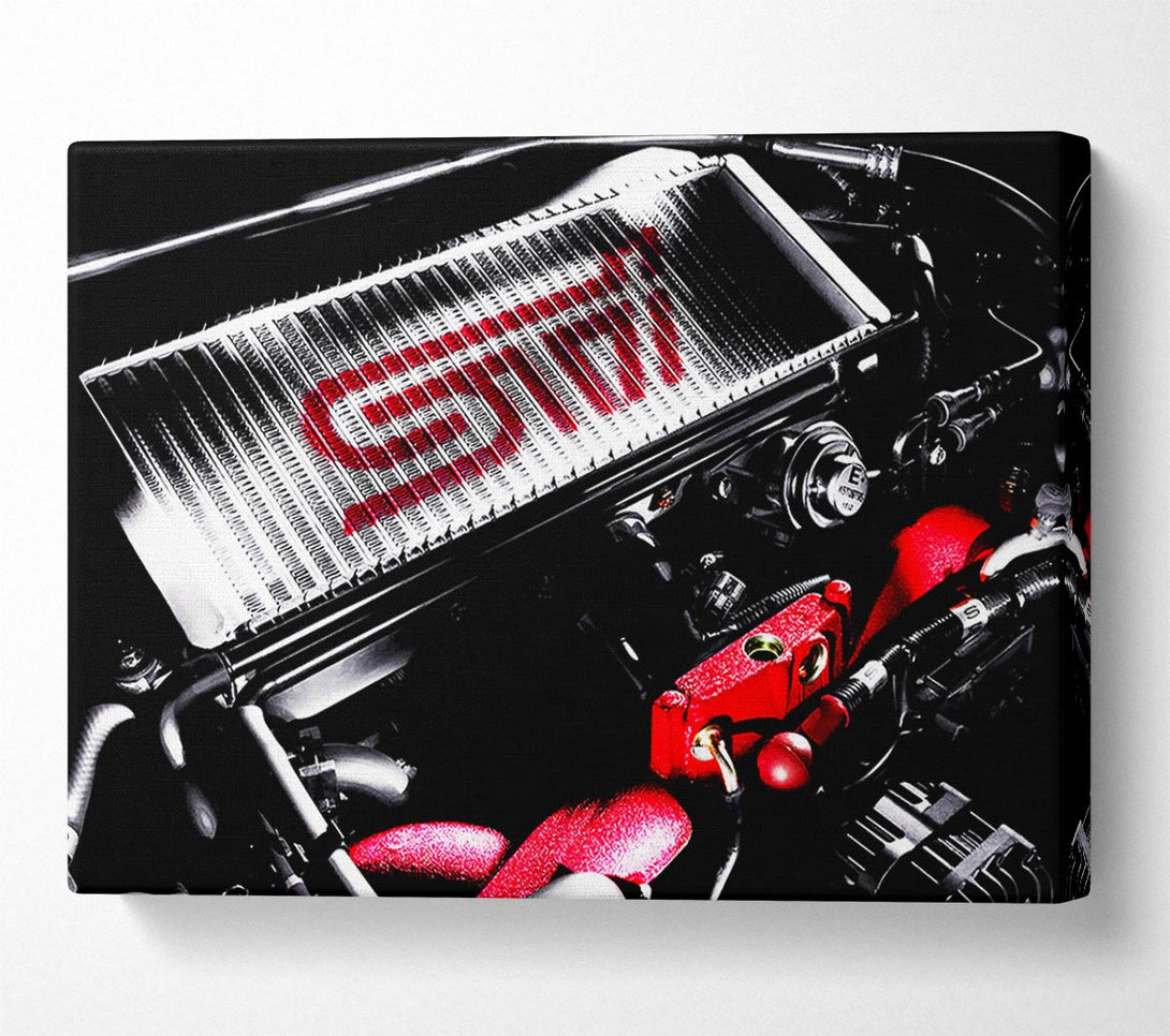  A Canvas Print of Formula One Engine Canvas Art