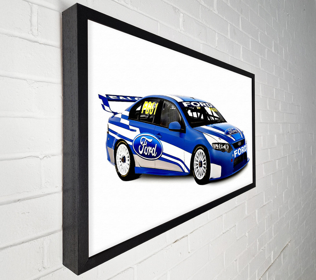  A Canvas Print of Ford Track Car Canvas Art