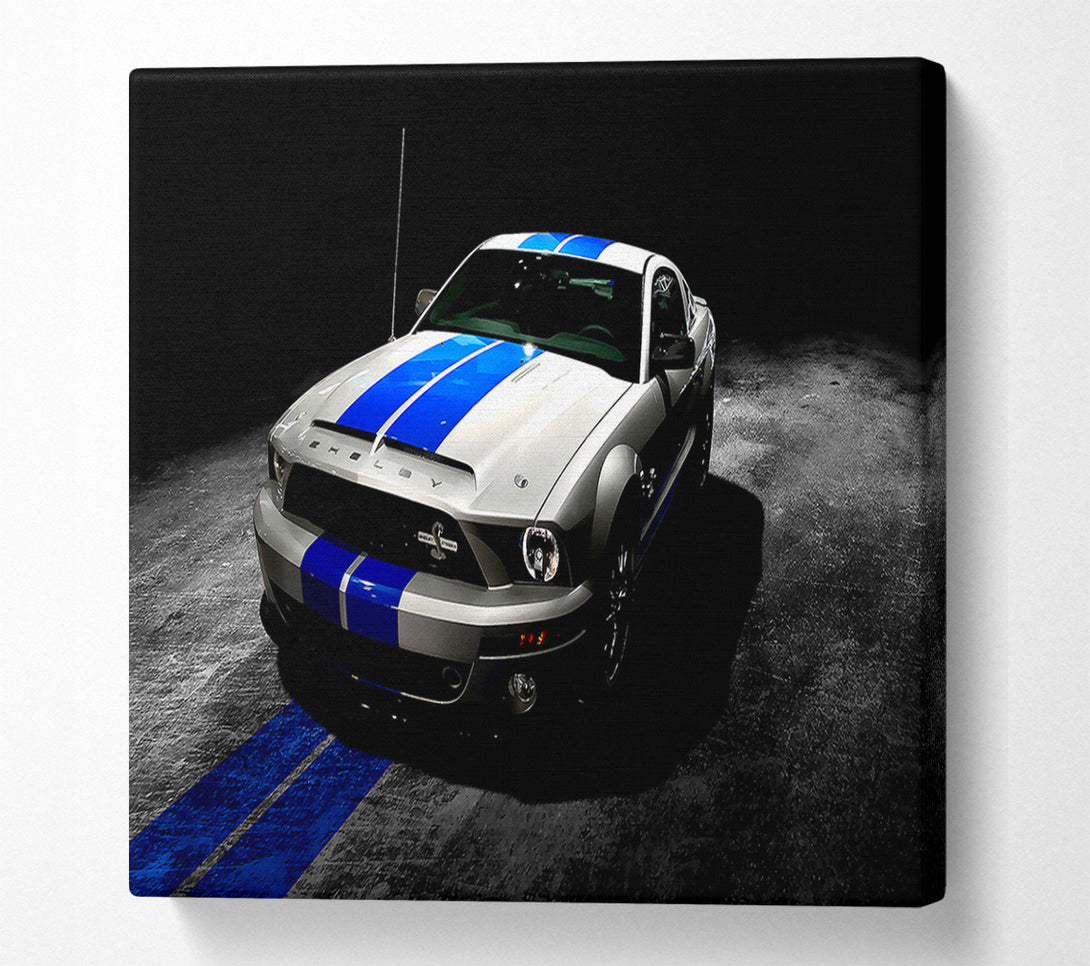  A Canvas Print of Ford Mustang Shelby Gt500 2013 Canvas Print