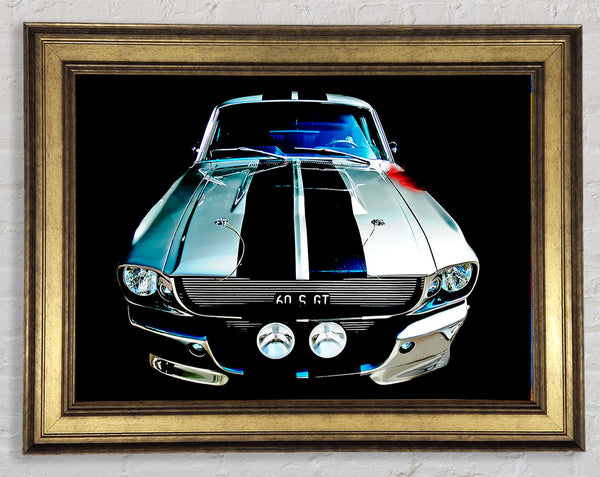 Ford Mustang Shelby Gt Front Framed Print
