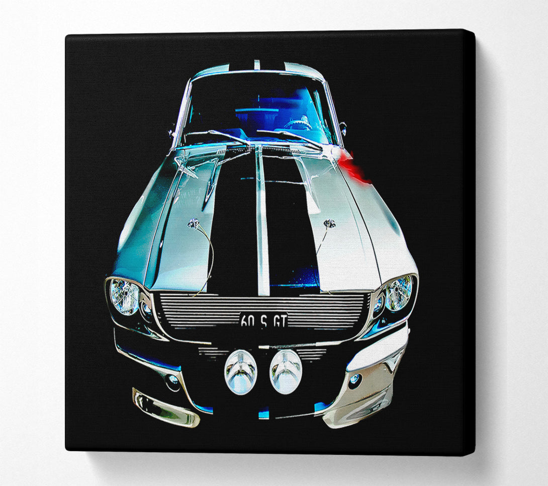  A Canvas Print of Ford Mustang Shelby Gt Front Canvas Art