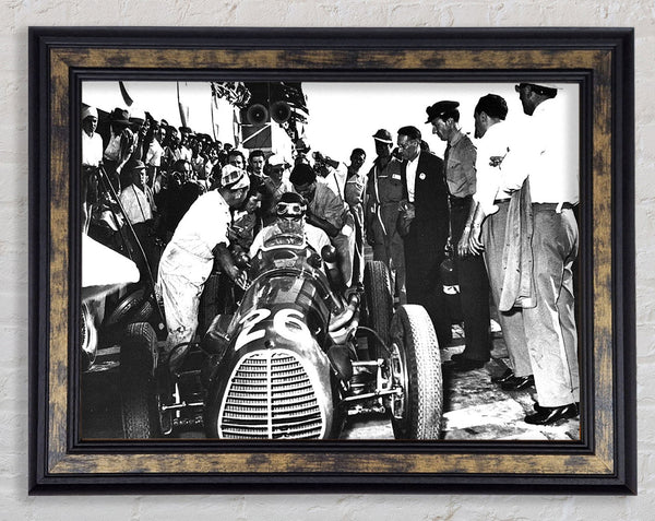 First F1 Pit Stop Framed Print