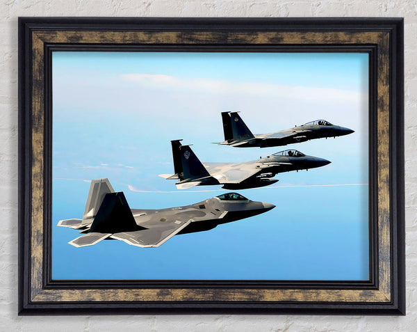 Fighter Jets Framed Print