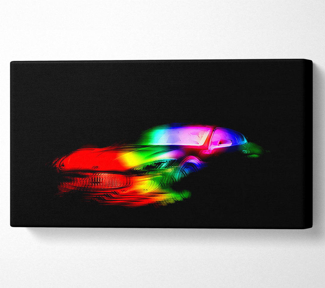  A Canvas Print of Maserati Rainbow Canvas Print