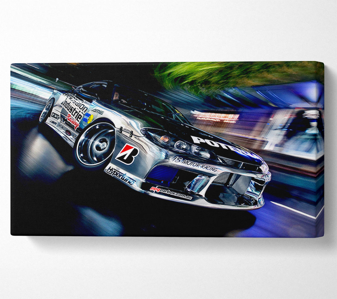  A Canvas Print of Drift Racer Canvas Wall Art
