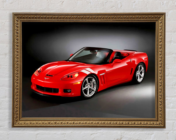 Dodge Viper Red Framed Print