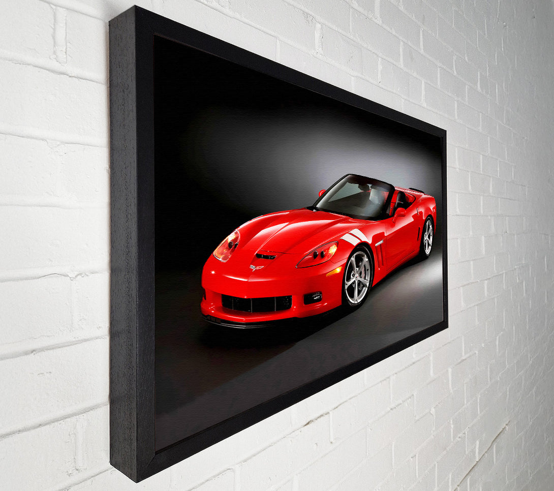  A Canvas Print of Dodge Viper Red Canvas Wall Art