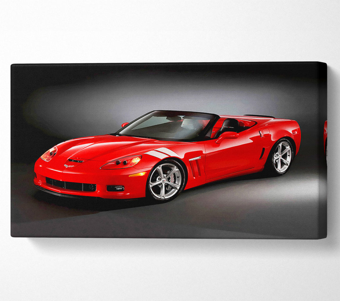  A Canvas Print of Dodge Viper Red Canvas Wall Art