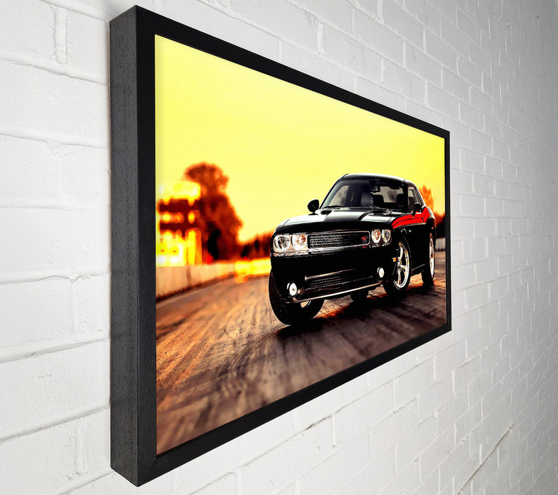 A Canvas Print of Dodge Challenger Canvas Art