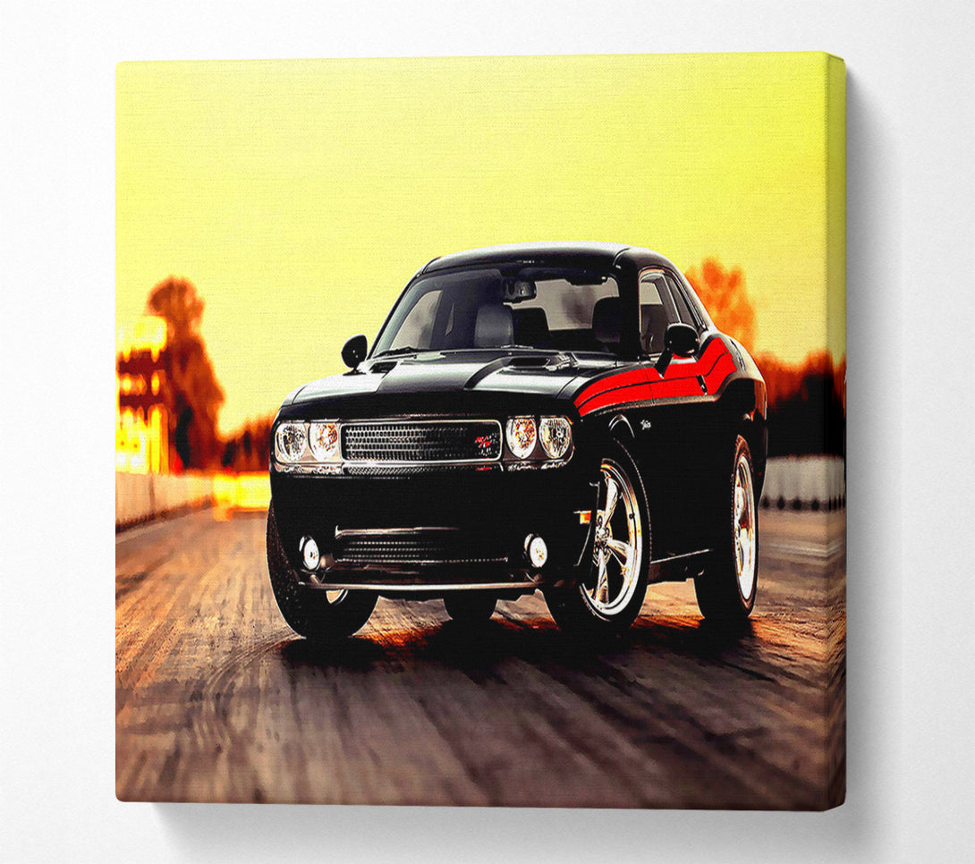  A Canvas Print of Dodge Challenger Canvas Art
