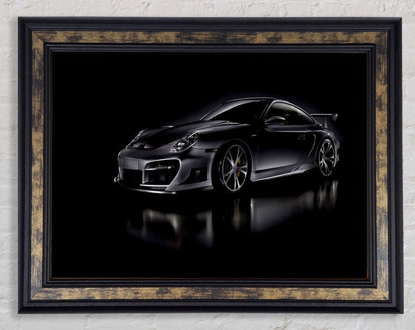 Dark Porsche GT Street Racing Framed Print