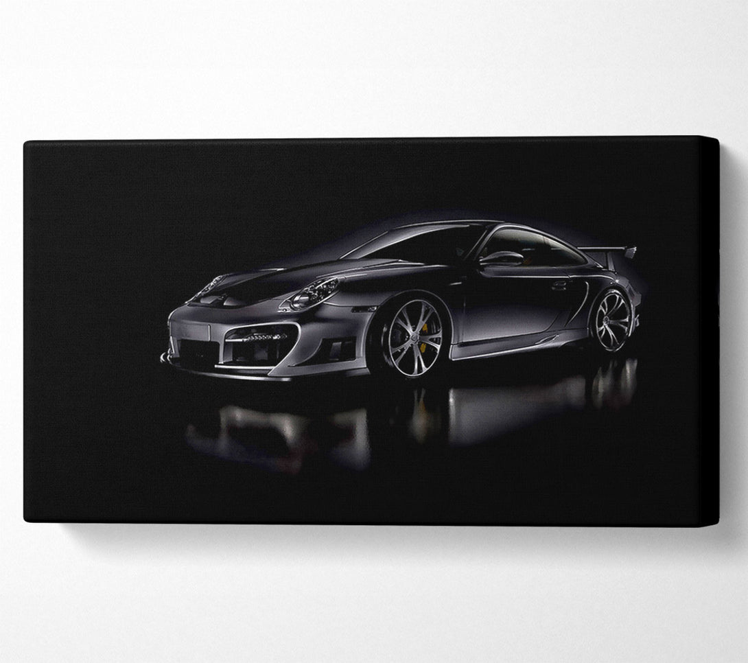  A Canvas Print of Dark Porsche GT Street Racing Canvas Wall Art