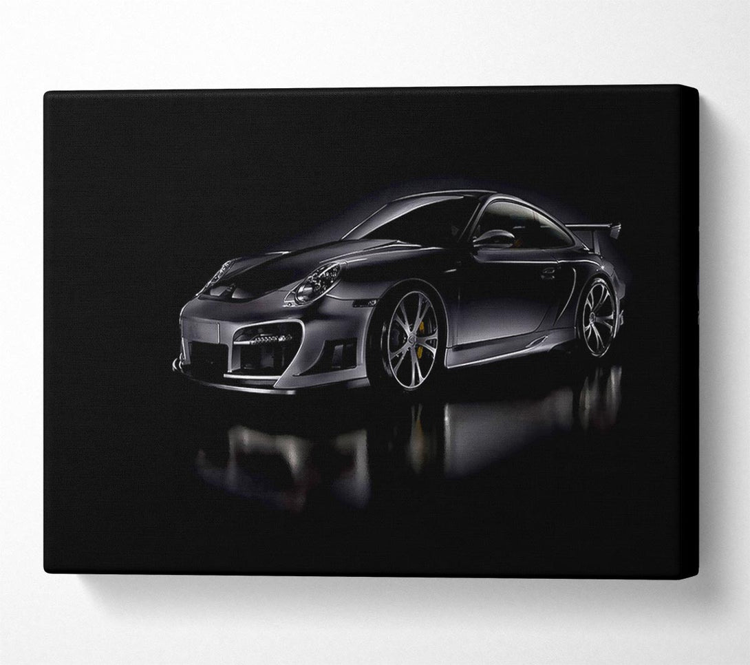  A Canvas Print of Dark Porsche GT Street Racing Canvas Wall Art