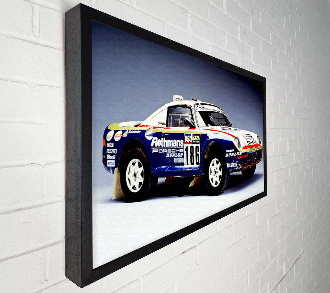  A Canvas Print of Dakar Rally Porsche Canvas Wall Art