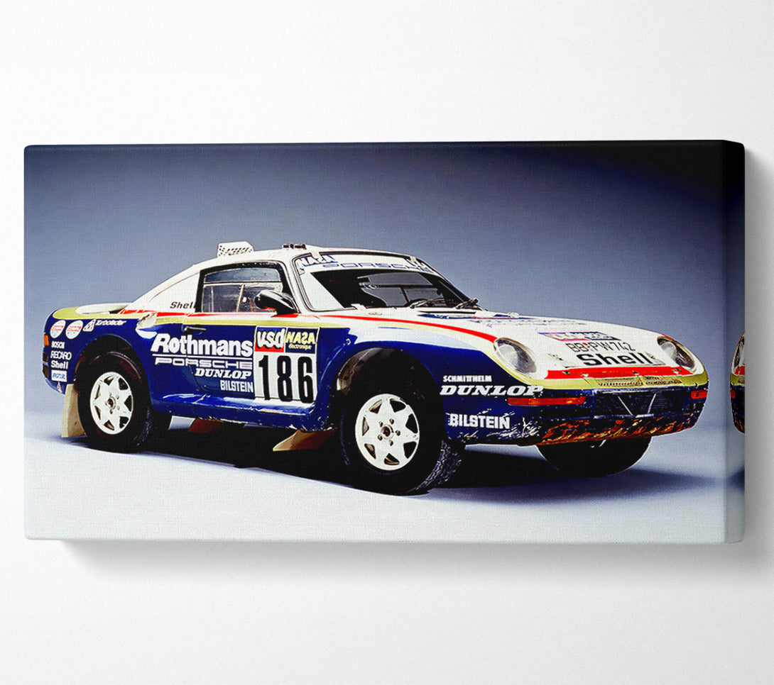  A Canvas Print of Dakar Rally Porsche Canvas Wall Art