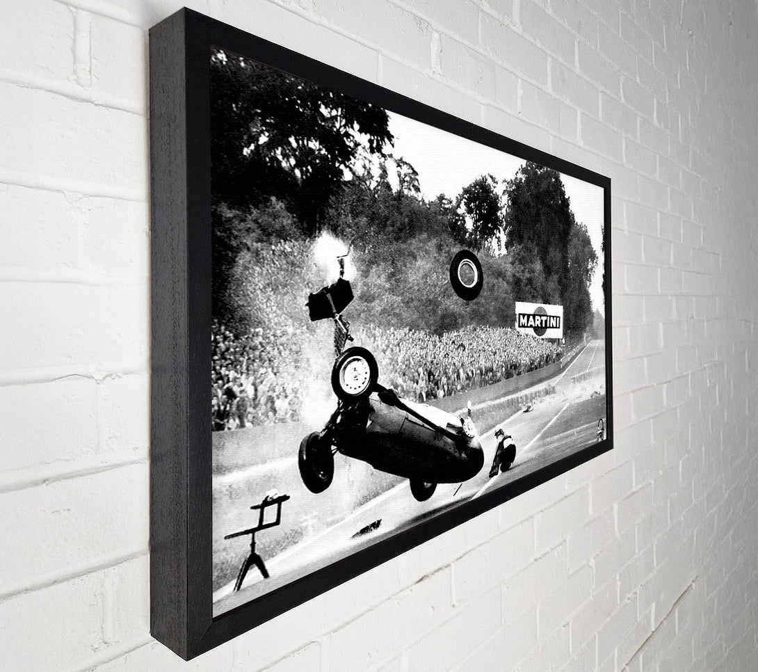  A Canvas Print of Crash On The Tracks Canvas Art