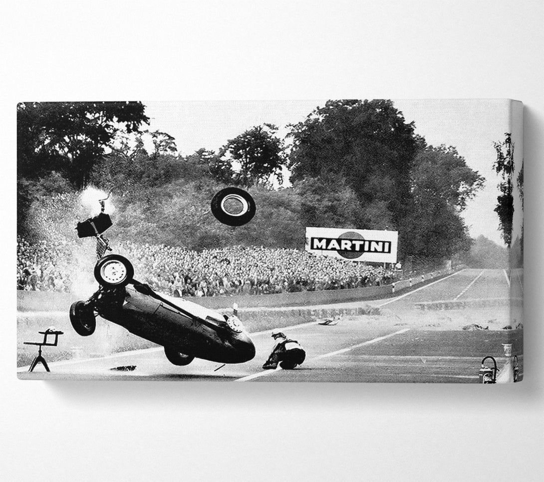  A Canvas Print of Crash On The Tracks Canvas Art