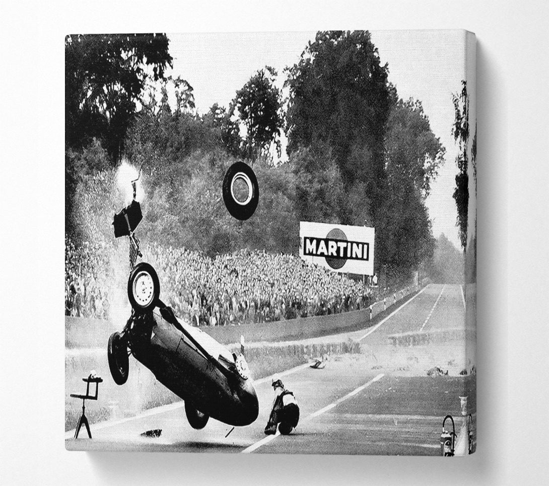  A Canvas Print of Crash On The Tracks Canvas Art
