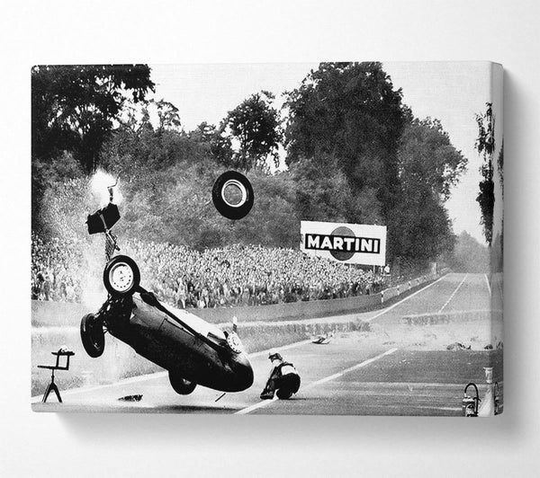  A Canvas Print of Crash On The Tracks Canvas Art
