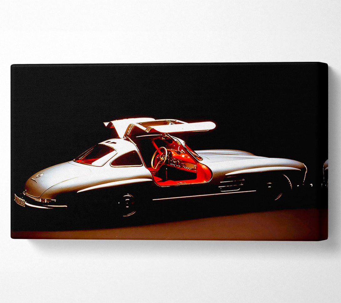  A Canvas Print of Classic Bat Winged Car Canvas Art