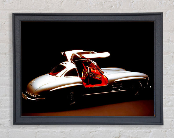 Classic Bat Winged Car Framed Print
