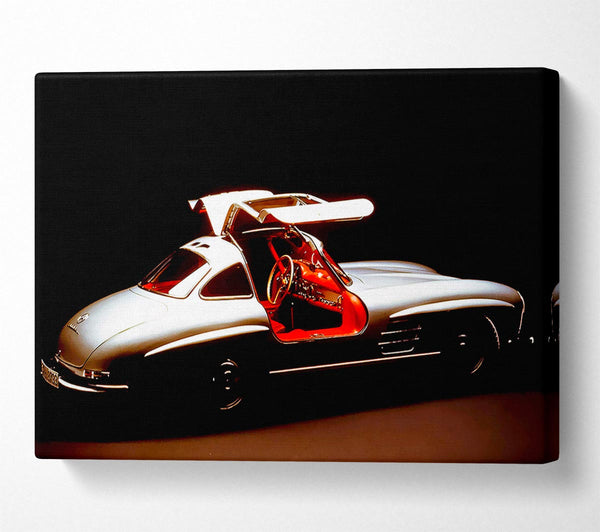  A Canvas Print of Classic Bat Winged Car Canvas Art