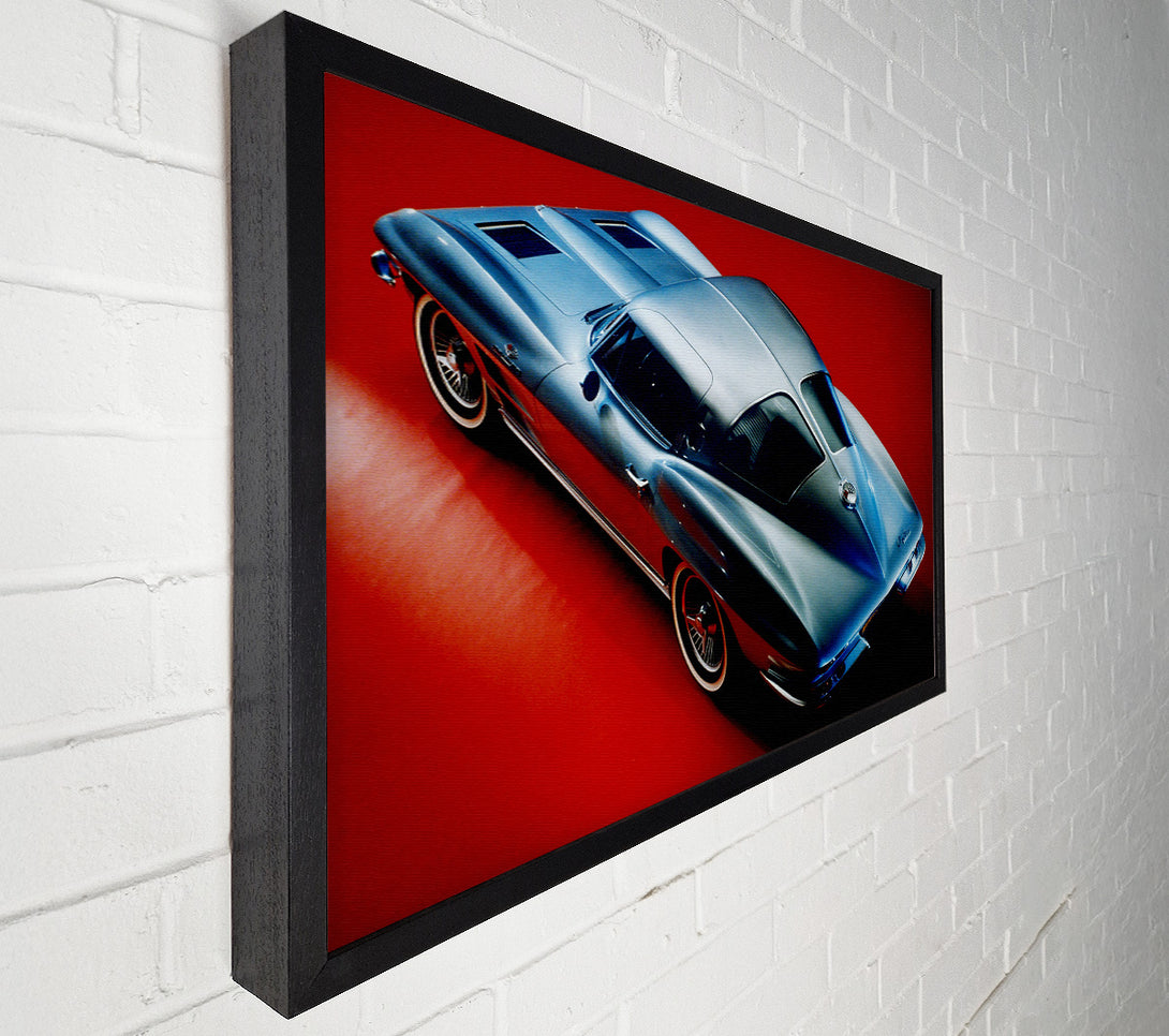  A Canvas Print of C 1963 Chevrolet Corvette Stingray Canvas Art