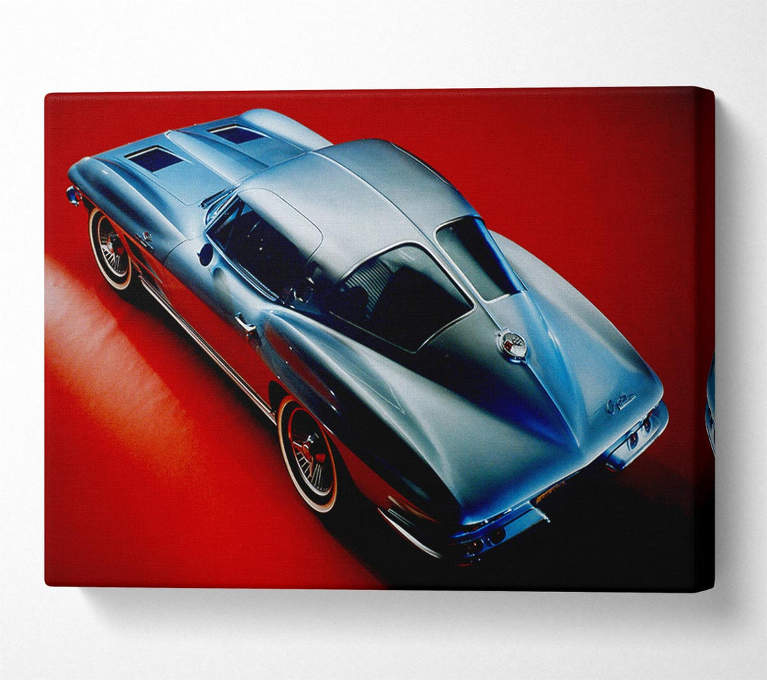  A Canvas Print of C 1963 Chevrolet Corvette Stingray Canvas Art