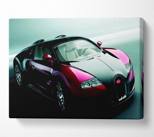  A Canvas Print of Bugatti Veyron Red And Black Canvas Print