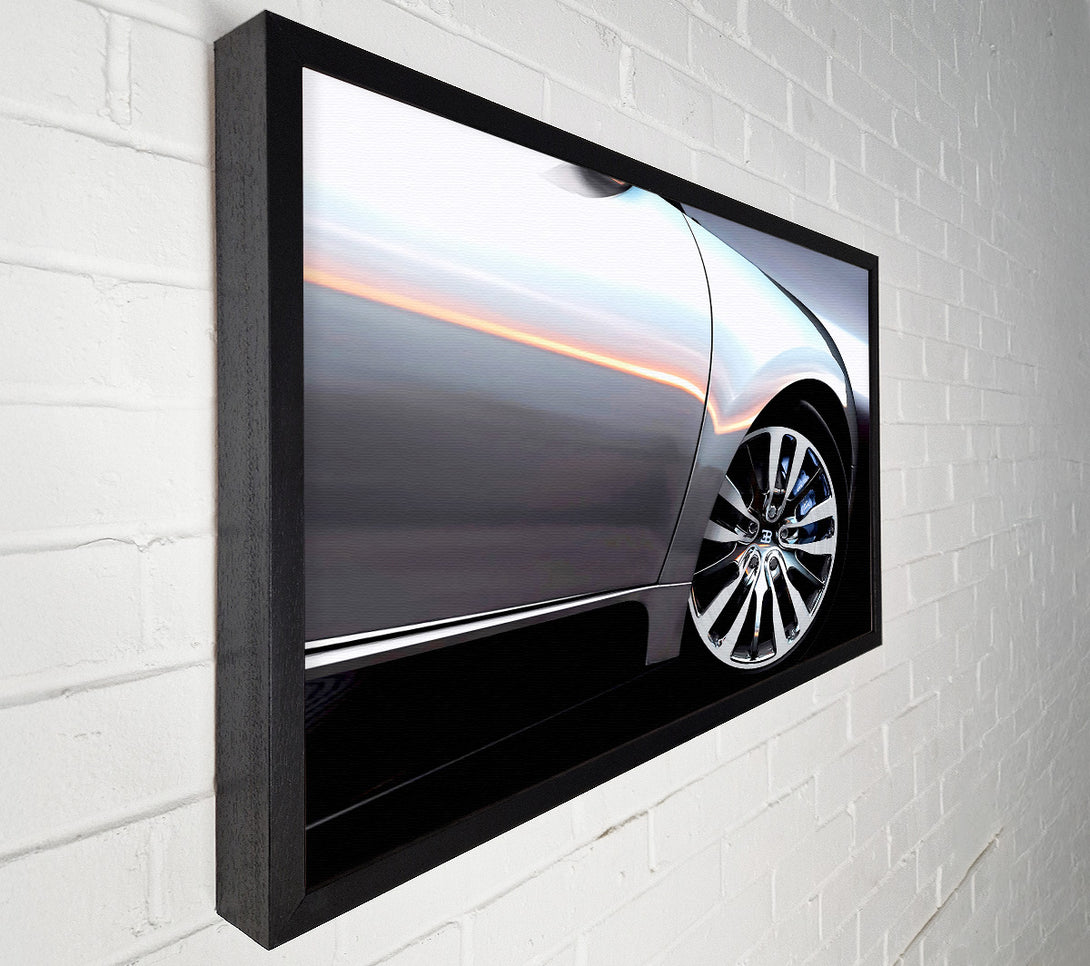  A Canvas Print of Bugatti Veyron Side Wheel Canvas Print