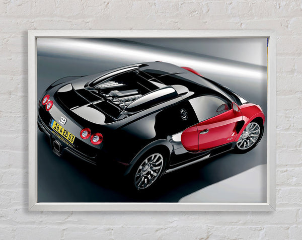 Bugatti Veyron Side Profile Framed Print