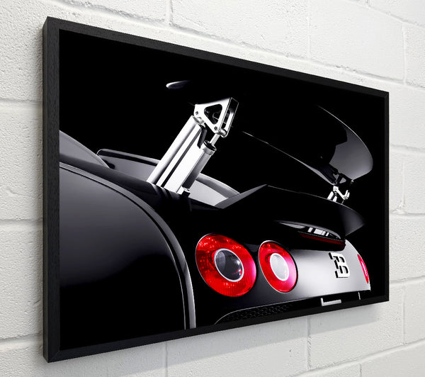 Bugatti Veyron Rear Black