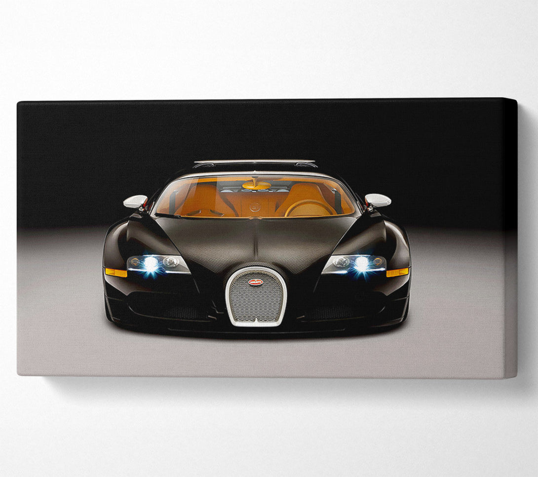  A Canvas Print of Bugatti Veyron Black Canvas Art