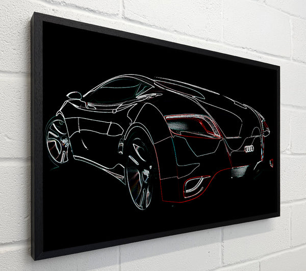 Bugatti Veyron Psychedelic Rear