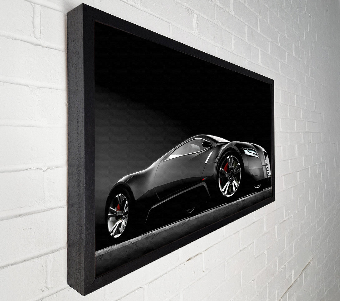  A Canvas Print of Bugatti Concept Black Canvas Art