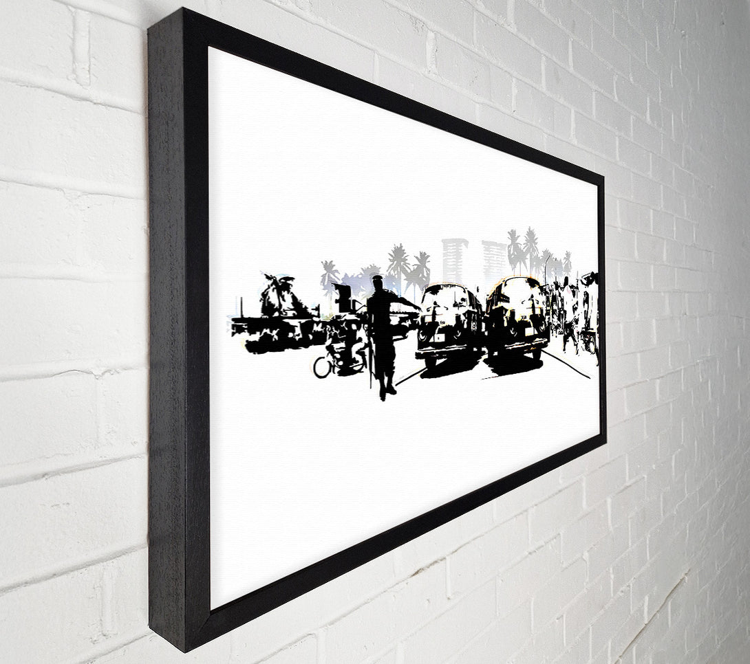  A Canvas Print of Boy Street Racers Canvas Wall Art