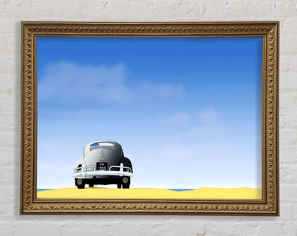 Beetle Beach Framed Print