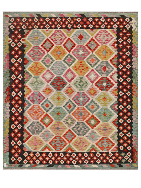 Maimana Afghanistan Kilim Rug - 295 x253 cm