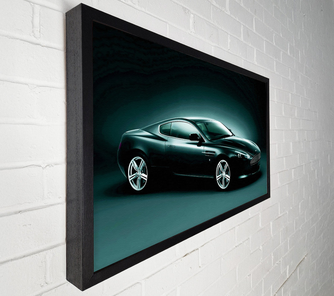  A Canvas Print of Aston Martin Vantage Side Profile Canvas Print