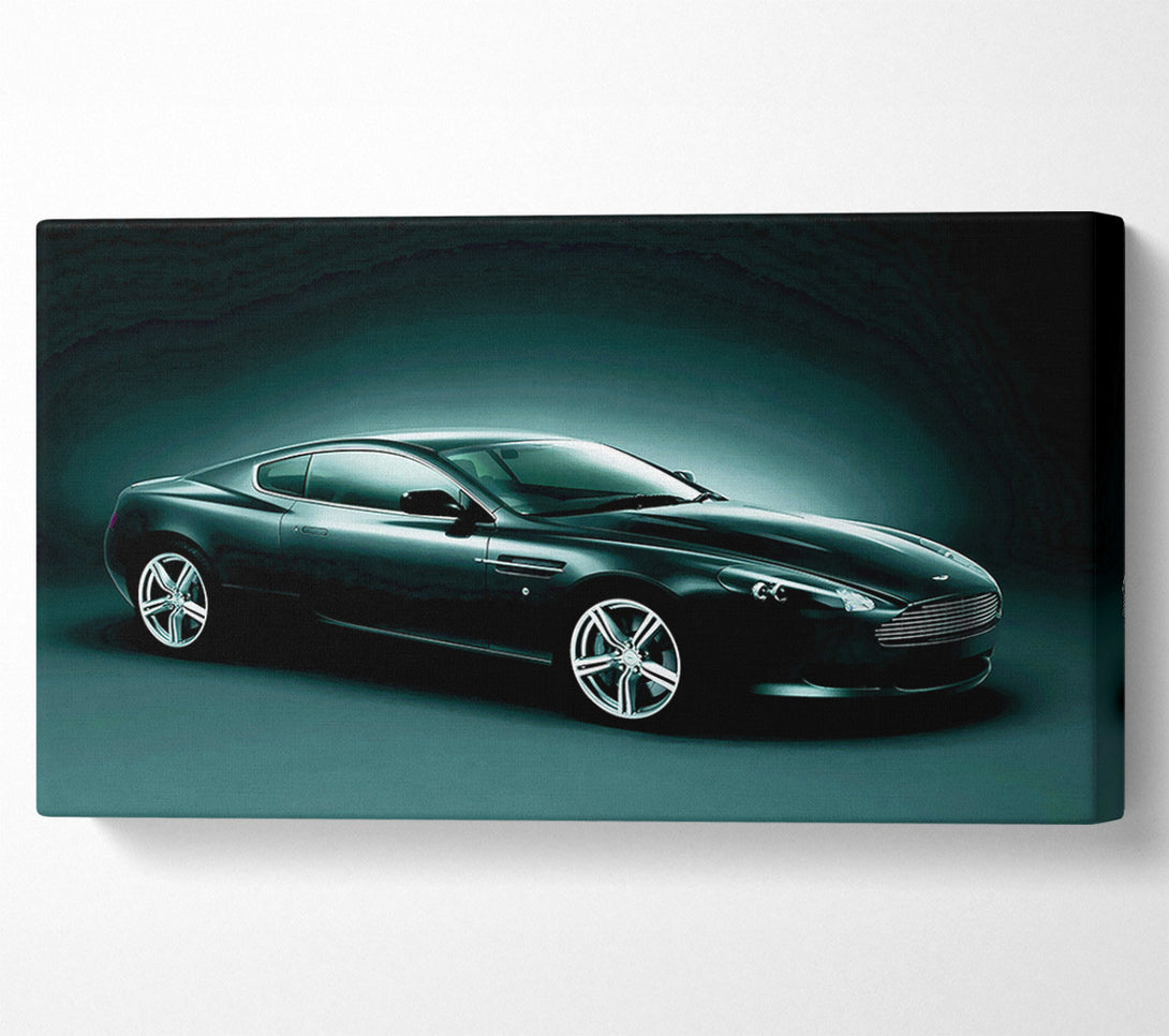  A Canvas Print of Aston Martin Vantage Side Profile Canvas Print