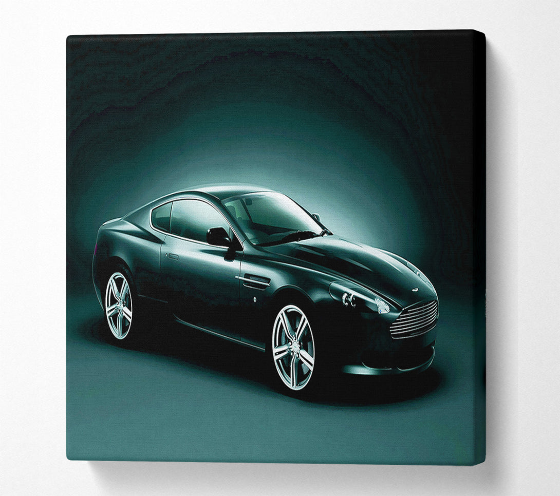  A Canvas Print of Aston Martin Vantage Side Profile Canvas Print