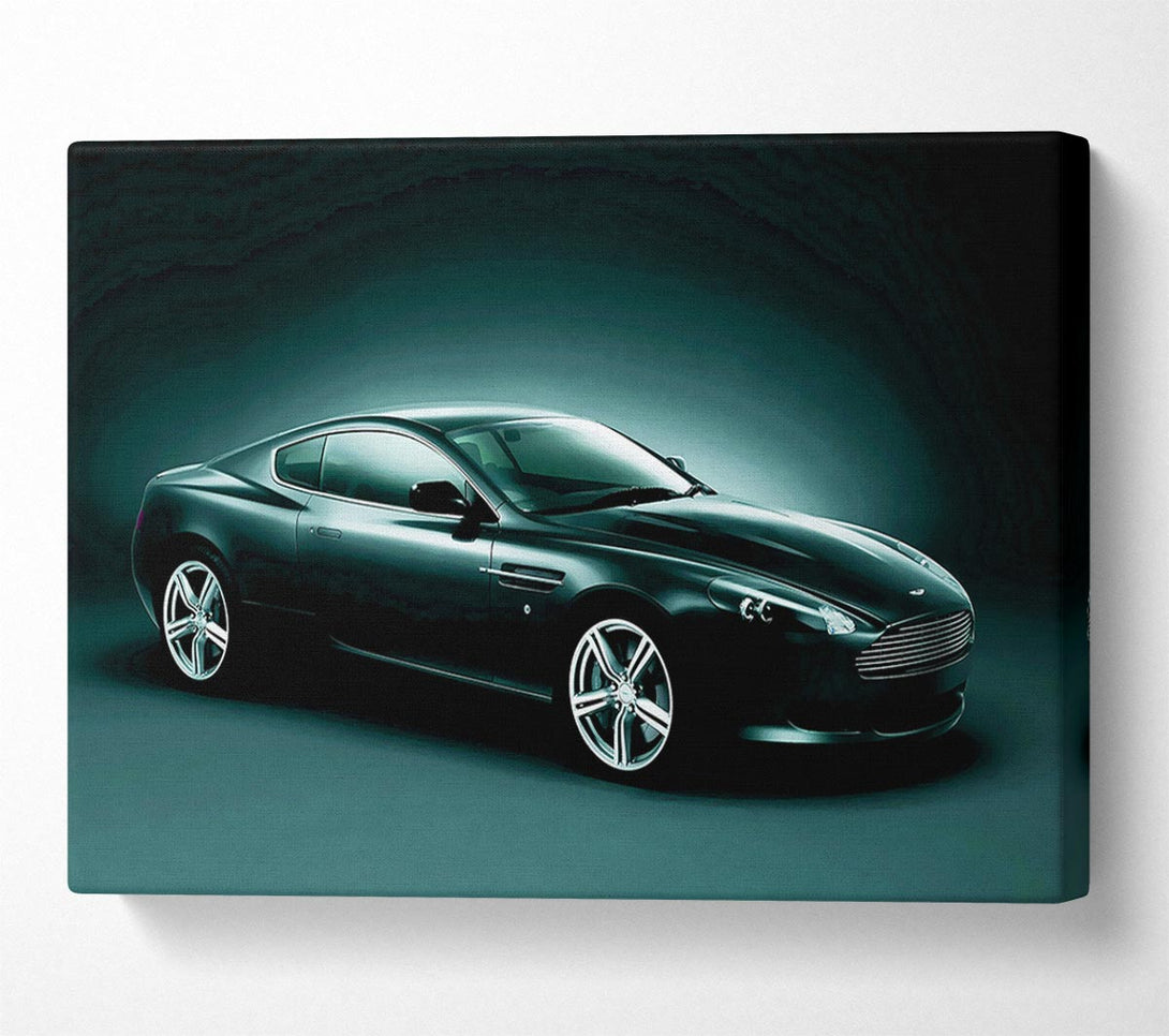  A Canvas Print of Aston Martin Vantage Side Profile Canvas Print