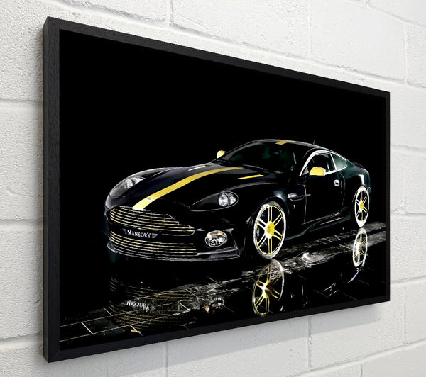 Aston Martin Db9 Black And Yellow