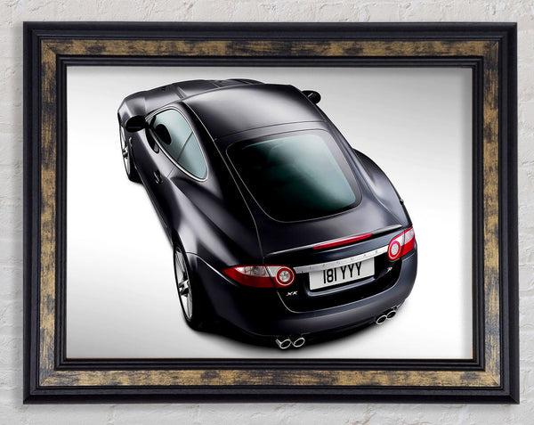 Jaguar Rear View Framed Print