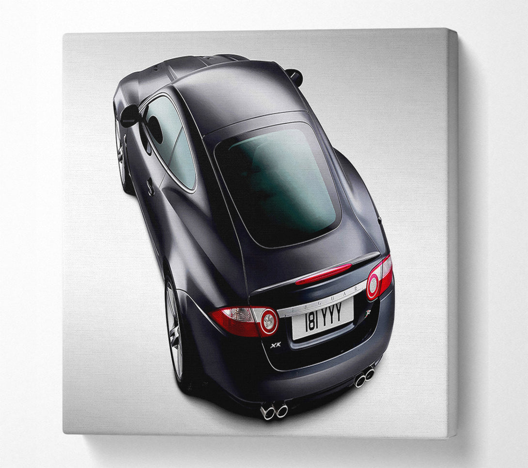  A Canvas Print of Aston Martin Rear View Canvas Art